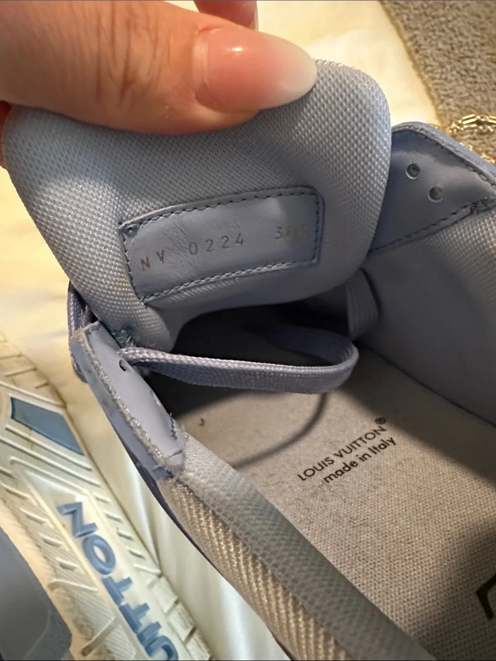 Women’s LV Trainer Shoes, rare size 8.5